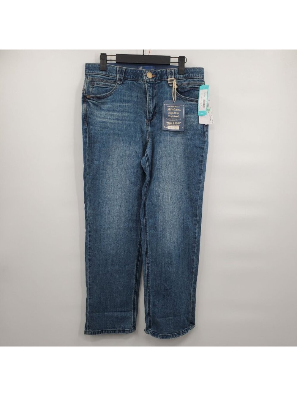 Democracy Ab Solution Round Up Boyfriend Crop Jeans Women Size 8 NWT Mold & Hold